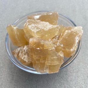 Honey calcite crystal (raw crystal imported from Brazil) $10 EACH